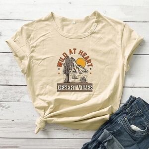 WESTERN SHORT SLEEVE GRAPHIC TEE SHIRT